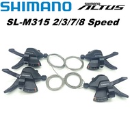 SHIMANO Altus SL-M315 2s / 3s / 7s / 8s / 2x7s / 2x8s / 3x7s /3x8s Shifter Trigger Set Rapidfire Plu