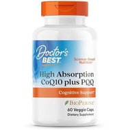 Doctor'S BEST High Absorption CoQ10 With PQQ Supplement - Coenzyme Q10 Caps For Heart Health &Amp; C
