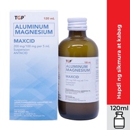 TGP Maxcid Aluminum Magnesium 120ml 200mg/100mg per 5 mL Antacid Suspension for hyperacidity