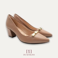 DEAR BLISS Valentina Tan Block Heels