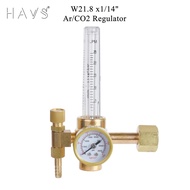 All Brass  Argon/CO2 Mig Tig Flow Meter Gas Regulator Gauge Welding Weld 0-60CFH W21.8 x1/14" Female
