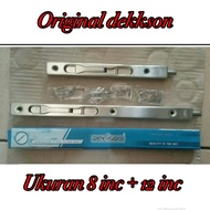 Flush Bold Dekkson/ kunci pintu dekkson/ fb dekkson 8 inch + 12 inch sus 304/ Promo grendel tanam de