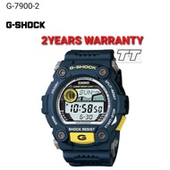 [2YEARS WARRANTY] G-SHOCK G7900-2 Men Digital Sport Watch G7900 G-7900-2DR MATMOTO BIRU G7900-2DR G-