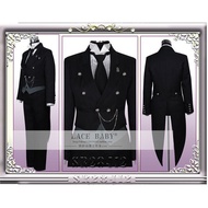 Ready Stock Black Butler Black Butler Sebastian Tuxedo cosplay Costume Free Brooch