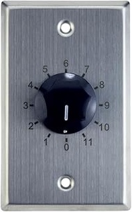 Saga Elite Stainless Steel Volume Control Wall Plate (35W 25/70.7V)