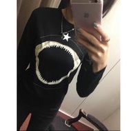 givenchy紀梵希鯊魚 黑色 長tee t-shirt 大童