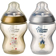Tommee Tippee Closer to Nature Bottle 9oz (260ml) Special Edition 9oz Silver And Gold