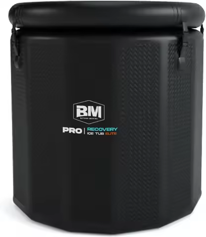 Inflatable Cold Plunge Tub, 187 Gallon, 39" L x 39" W x 35.4" H | Ice Bath Tub Compatible Water Chil