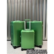 RIMOWA Original Gloss Green Collection: 21-inch Carry-on, 31-inch & 33-inch Check-in Travel Luggage