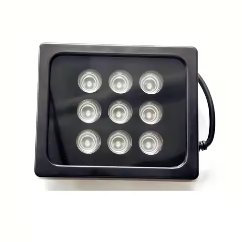 IR Infrared Light 9pcs Array Led DC 12V 90 Degree CCTV Fill Light IR illuminator Night Vision Waterp