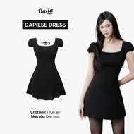 [7th Birthday] - DALLA Square neck puff sleeve lace dress (D61)