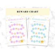 [PDF] Printable Kids Reward Chart | Behavior Tracker, Chore Chart
