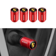 4Pcs Red Porsche 911 GT3 GTS GTR 718 917 Taycan Macan Cayman Boxster Panamera GTS Caps Air Cover Car