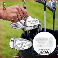 [kokiya] 10 Pieces Golf Tape Label,Golf Impacts Tape,Teaching Practice Golf Accessories Self Teachin