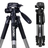 Zomei Camera Tripod Aluminum 140cm Mobile Phone Tripod with Phone Holder Bluetooth Carry Bag for Photography/DSLR/Canon/Nikon