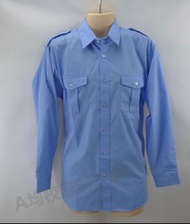 保安制服 保安恤衫 藍色軍裝恤衫 Security Uniform Security Shirt