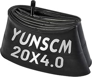 1-PC 20x4 Fat Bike Tubes 20 X 4.0 Schrader Valve 20x4.0 Fat Bicycle Tubes Compatible with 20" X 3.5/