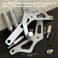 Footstep underbone Honda sonic 150R Honda GTR 150R Ub custom plat besi