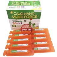 Calcium tube Calcium nano Multi force Vitamin D3 - K2 helps strengthen bones and teeth