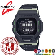 (READY STOCK) Official Marco Warranty CASIO G-SHOCK GBD-200LM-1D G-Squad Digital Black Resin Strap W