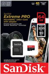 SanDisk Extreme PRO Micro SD 64GB 64G Gopro 記憶卡 手機平板 A2 4K