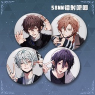 Bungo Stray Dogs Dazai Osamu Nakahara Chuuya Gogol Fyodor Dostoevsky Badge Button Brooch Pins Cospla
