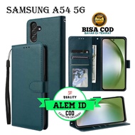 Flip case Samsung A54 5G casing flip wallet Sarung dompet standing flip cover