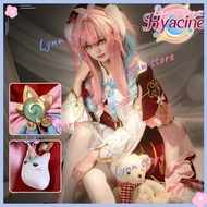 Game HONKAI STAR RAIL HYACINE Cosplay Costume Dress Wig Shoes Set Lori Outfits Carnival Dress