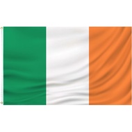 Bendera Ireland 3X5-Ireland Bendera Poliester Luaran Pengepala Kanvas Dalaman dan Jahitan Berganda d