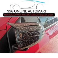 MYVI G3, BEZZA (ALL), AXIA 2023, AXIA OLD M SPORT SIDE MIRROR COVER FORGED CARBON