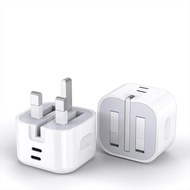 40W Fast Charger Dual Port USB C + USB C PD Foldable Charger Plug, with Super Fast 60w USB C to USB 