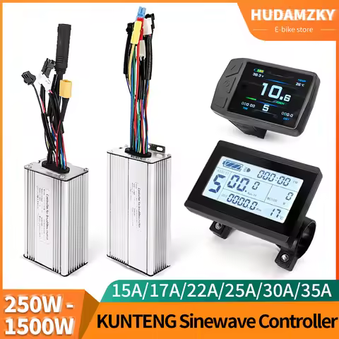 KUNTENG Electric Bicycle Controller Voltage24V36V48V250W350W500W750W1000W1500W LCD3LCD5TF01U Ebike C