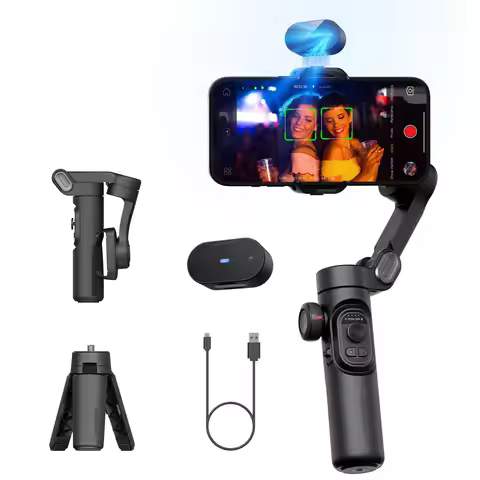 AOCHUAN Smart XE AI Version Gimbal Stabilizer for Smartphone,NO APP AI Tracking gesture control gimb