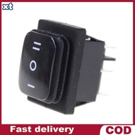 xt 12V Black Waterproof 6Pin DPDT Self Locking Rectangle Rocker Switch ph