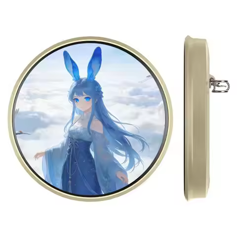 Smart Dynamic Electronic Display Anime E-Badge Anime Merchandise Digital Display Brooch Pin Gifts Fo