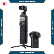 【Excellent】 DJI Pocket 2 Creator Combo, a portable video camera with a 3-axis gimbal stabilizer, 4K 
