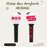 BTS Logo Cutting sticker WE ARE BACKArirang | DECO STICKER BTS WE ARE BACKArirang | BTS Comeback 202