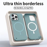 Magnetic Ultra Thin Frameless Shockproof Hard Phone Case For Huawei Mate 50 40 30 Pro P70 Ultra P60 