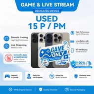 USED 15P / 15PM 128GB 256GB SECOND HAND ONLY WIFI Perfect for Gaming & Live Streaming
