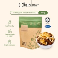 Origin Bulk Store Trail Mix - Pineapple Mix / Nanas Mix (Unsalted) 50g Mini Pack Halal Certified