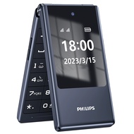 Điện thoại gập Philips E6515 - 4G pin lâu sạc typeC sang trọng 2 màn hình