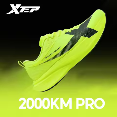 XTEP 2000km PRO Running Shoes For Men 2026 Spring Soft Durability Stability Comfort Lightweight Male