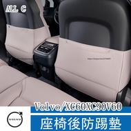 Volvo XC60 XC90 V60 Interior Seat Kick Pad Rear Protective Car Accessories