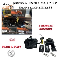 RSX 150 RS-X WINNER X MAGIC BOY Keyless Smart Lock plug & play start the motor with remote control