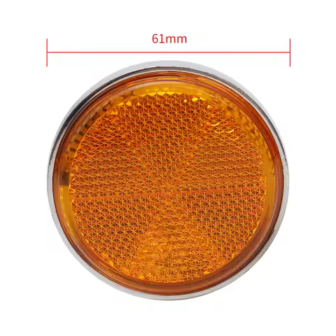 Motorcycle Front Fork Cover Reflective Reflector Amber For Honda CB100 CB175 CA175 SL125 S90Z CB250 