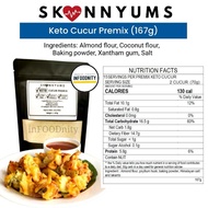 [NEW] Skinnyums Keto Cucur Keto Premix Flour Tepung Keto Cucur Tepung Cekodok Tepung Atkins Diet Foo
