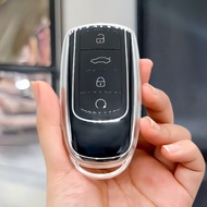 【Transparent TPU】 1pc Protective Remote Key Fob Cover Case with Keychain for Chery Tiggo 8 Pro 8plus