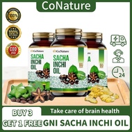 AGENCY丨BUY 3 FREE 1丨CoNature GNI Sacha Inchi Oil - 60 Capsules per Bottle Care for Brain Health 100%