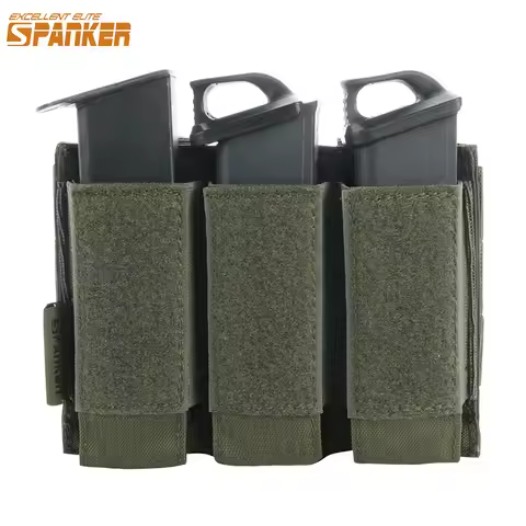 Tactical Magazine Pouches Triple Pistol Mag Pouch For Glock M1911 92F Hunting Airsoft Accessories