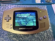 [GBA]美品 IPS 高亮 任天堂 Nintendo Gameboy Advance  原裝金色 -